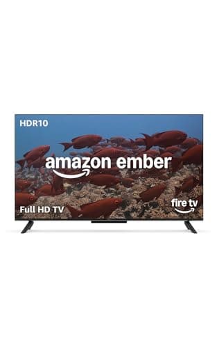 Image of Amazon Ember 32" 2-Series with Fire TV (newest gen), HD smart TV with Alexa Remote, fast streaming, Dolby Audio, Ambient Experience, free and live TV