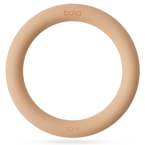 Image of Bala Power Ring 2-in-1 Kettlebell & Dumbbell, 10 lbs (Sand), Full Body Home Gym Workout Equipment for Strength Training, HIIT, Pilates & Aerobics Exercises