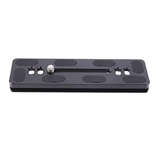 Image of FocusFoto PU120 PU-120 Quick Release Plate, 120mm Long Plate with 1/4"-20 Mounting Screw for Benro B0 B1 B2 J0 J1 N1 Arca Swiss Tripod Ball Head