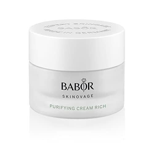 Image of BABOR SKINOVAGE Purifying Cream rich, Rich facial cream for impure skin, Clarifying and pore-refining facial care, Vegan, 50 ml