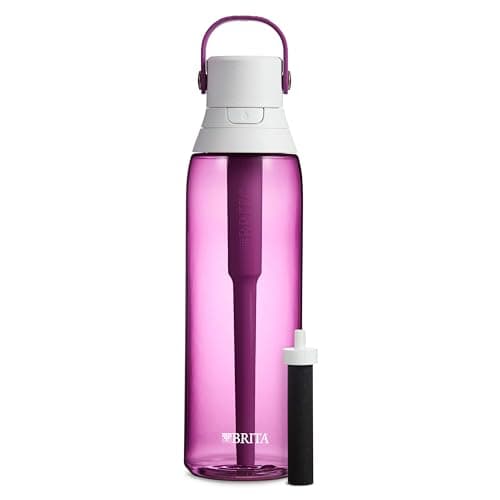 Image of Brita 26 Ounce Premium Filtering Water Bottle with Filter BPA Free - Orchid