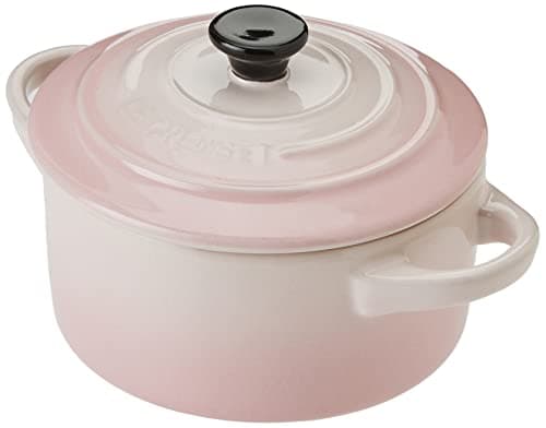 Image of LE CREUSET Stoneware Petite Round Casserole, 0.25 L, Shell Pink, 71901107770100