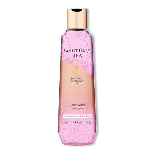 Image of Sanctuary Spa Lily and Rose Shower Gel, Body Wash, Vegan and Cruelty Free, 250ml