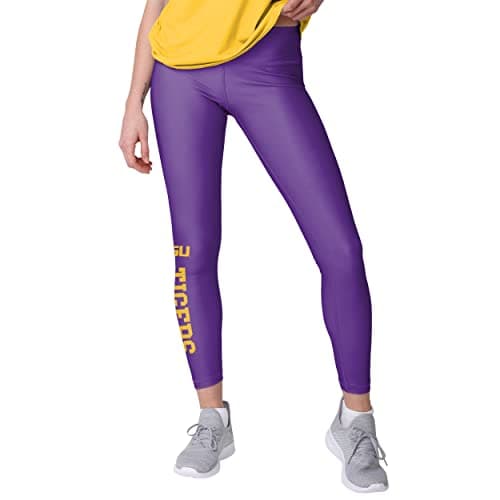 Image of FOCO LSU Tigers NCAA Womens Solid Wordmark Leggings