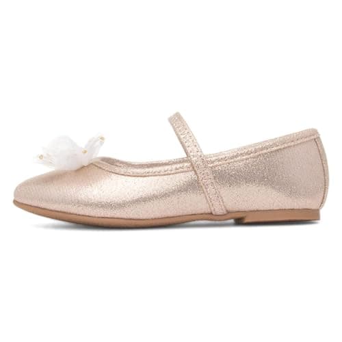 Image of Lilley Sparkle Girls Gold Ballerina - Size 8 Child UK - Gold