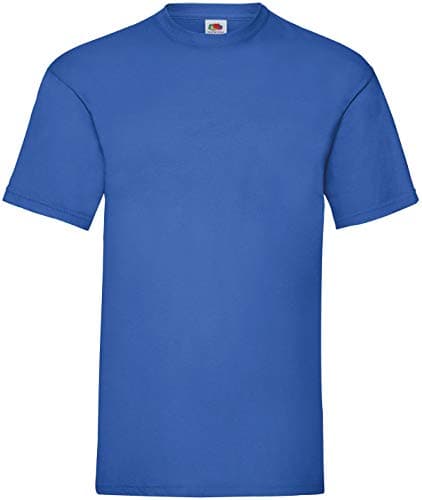 Image of Fruit of The Loom - Men's Short Sleeve Crew Neck T-Shirt, Royal, XXL