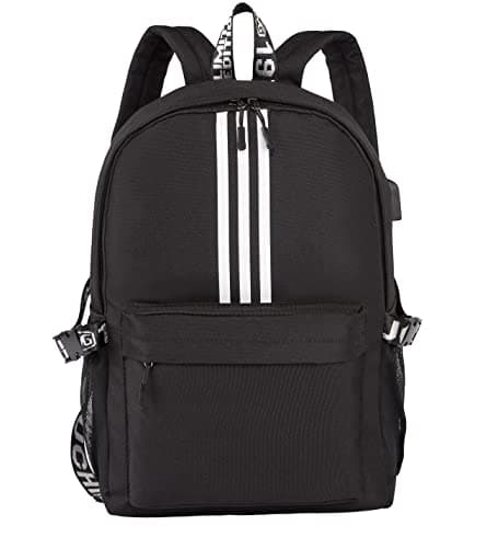 Image of DAROSS Casual Daypack，School bag，School Backpack，Laptop Backpack，water resistant，Fashion，For boys and girls (Black/C)
