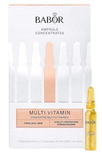 Image of BABOR AMPOULE CONCENTRATES Multi-Vitamin, anti-aging retinol serum to strengthen and protect, with biotin & vitamin A, B5 and E, 14ml