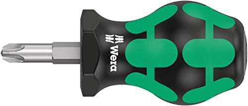 Image of Wera 05008855001 355 PZ Pozidriv-Head Stubby/Carburetor Screwdriver 3 x 25 mm