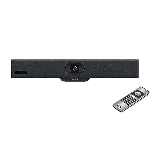 Image of Yealink MeetingBar A10 Conference Room Webcam 4K 120° Wide Angle Camera with Android OS, Video Conferencing System with Microphone and Speaker, AI Speaker Tracking, Auto Framing, Teams Zoom Certified