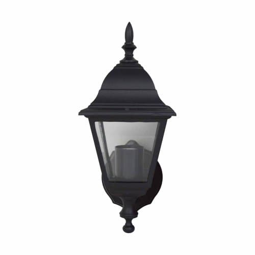 Image of STATUS 4-Sided Outdoor Wall Lantern, Black Aluminium, E27 60W-Max IP44 Garden and Porch Light Fitting (60S4SLX2)