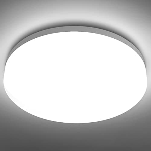 Image of Lepro Bathroom Light, 15W 1500lm Ceiling Lights, 100W Equivalent, Waterproof IP54, Small, Dome, Modern, Flush Ceiling Light for Kitchen, Bulkhead, Toilet, Porch, Bedroom, Utility Room and More