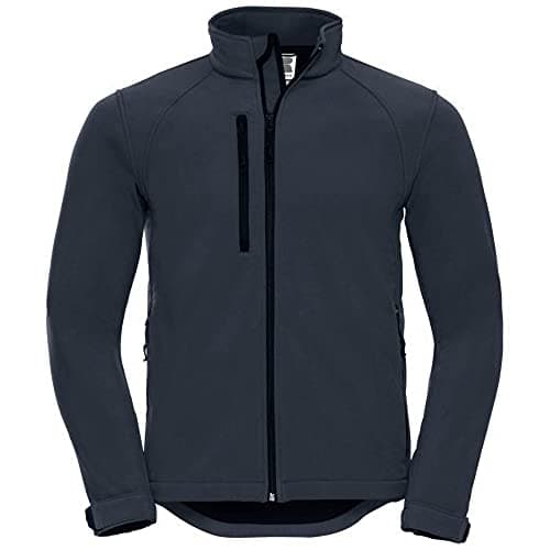 Image of Russell Mens Water Resistant & Windproof Softshell Jacket (L) (French Navy)