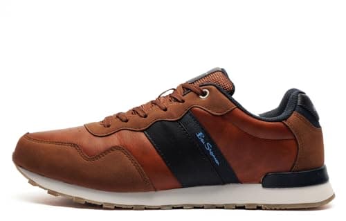 Image of Ben Sherman Owen Retro Trainers UK 10 Tan