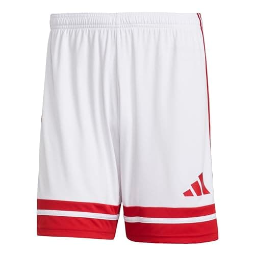 Image of adidas Men's SQUADRA25 Short, White/Team Power red 2, M