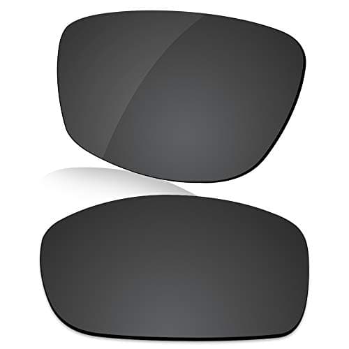 Image of LenzReborn Polarized Lens Replacement for Oakley Fives Squared Sunglass - Dark Black - Polarized
