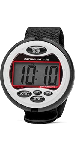 Image of Optimum Time Series 3 Sailing Yachting and Dinghy Watch in White - Water Resistant Race Timer for Sailing Yachting and Dinghy