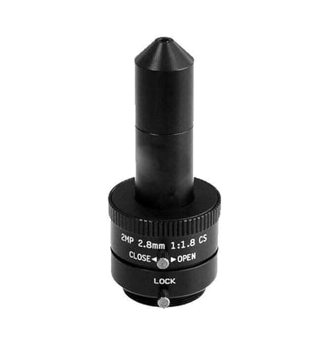 Image of CS mount manual aperture 2.8mm HD 2 megapixel cone lens 1/2.5 inch