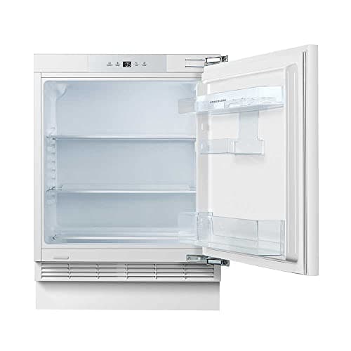 Image of Cookology CBULF601 138 Litre Capacity Integrated Built In under counter Larder Fridge, Adjustable Temperature Control and Legs, Reversible Door, LED Interior Light - White