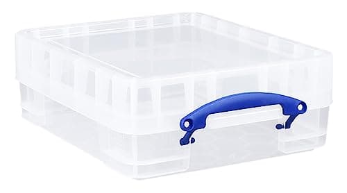 Image of Really Useful Box Plastic Storage 11 Litre with XL Lid Clear