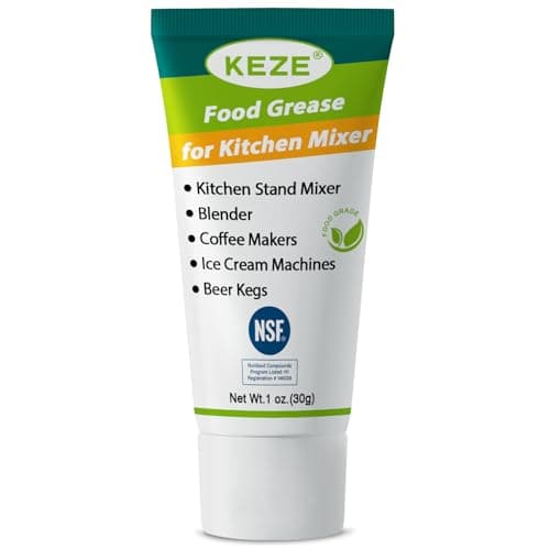 Image of KEZE Food Grade Lubricant Grease Espresso Machine Grease Sanitary Lubricant for Mixer, Meat Slicers, Ice Cream and Coffee Machine,Water Filters O Rings Lube Prevent Wear and Rust 30g Each, 1-Pack