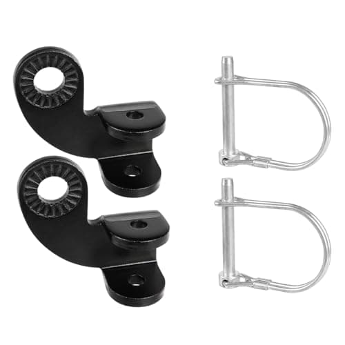 Image of Durlo 2 Pcs Bike Trailer Hitch,Bicycle Trailer Coupler Connector Cargo Adapter Replacement Connector Included,for Burley Bee Bike, Pets Trailers(12MM)