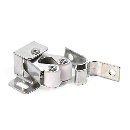 Image of Dzina Double Roller Catch, 32mm, Bright Zinc Plated, with Screws, Pack of 6