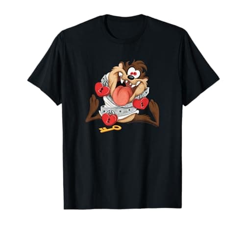 Image of Looney Tunes Taz Valentine's Day Madly In Love T-Shirt