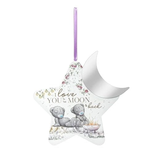 Image of Me to You Tatty Teddy Moon and Back Hanging Plaque - Official Signature Collection AGP01022