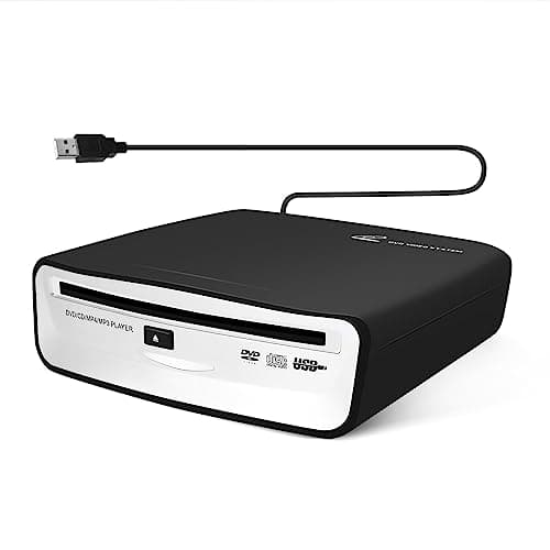 Image of zilitol 505966 USB 2.0 Interface Car Radio CD/DVD Dish Box Player External Stereo for Android, Black