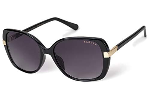 Image of RADLEY London MORWENNA Women's Oversized Butterfly Sunglasses, Gloss Black, 57 mm