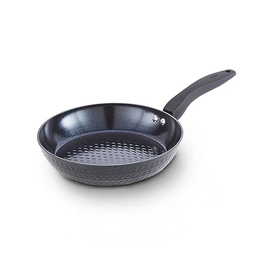 Image of Tower T900135 Diamo 24cm Frying Pan with Black Diamond Ceramic Non-Stick Coating & Softtex Handle, Aluminium, Black