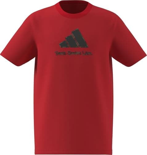 Image of adidas Unisex Kids CAMO Graphic T-Shirt Junior, Pure Ruby, 11-12 Years