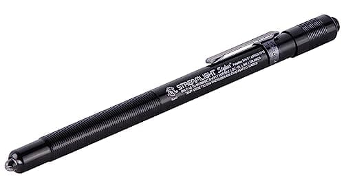Image of Streamlight 65058 Stylus 3-AAAA LED Pen Light, Black with White LED UL Listed, 6-1/4-Inch