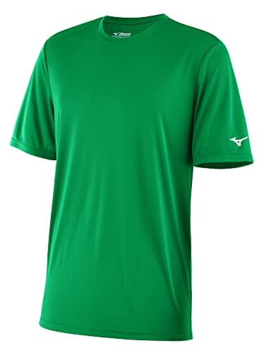 Image of Mizuno Men's Nxt Short Sleeve Tee T-Shirt, Kelly Green, Medium
