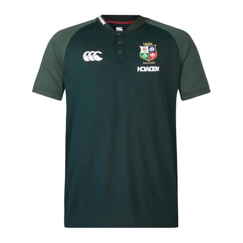 Image of Canterbury Men's Official British & Irish Lions Polo Shirt | Breathable | Moisture Wicking, Scarab, 3XL