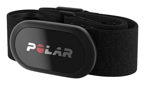 Image of Polar H10 Heart Rate Sensor – Black – ANT+ & Bluetooth, ECG/EKG Accuracy, HRV Tracking, Waterproof, Machine-Washable Strap, Comfortable Fit, Replaceable Battery, Sports & Gym Compatible M-XXL 75-115cm