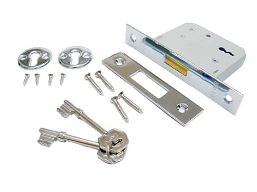 Image of Era 2.5-inch/ 64mm 3 Lever Deadlock - Chrome Effect