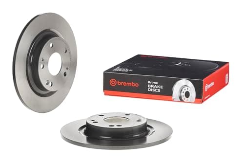 Image of BREMBO Prime 282x10mm, 5, Solid Brake Disc for HONDA CIVIC