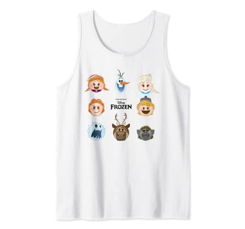 Image of Frozen Emoji Heads Tank Top