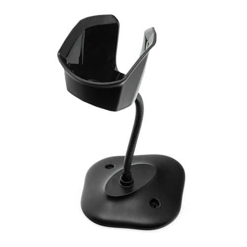 Image of DS2208 Scanner Bracket Stand for Zebra Symbol DS2208 DS2278 DS4308 DS4608 DS8108 Handheld Barcode Scanner, Adjustable Hands Free Holder for Desk Support (20-71043-04R)