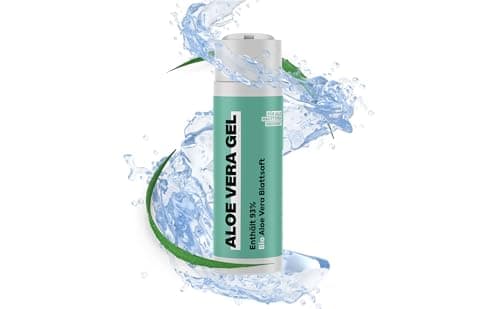 Image of Organic Aloe-Vera Gel | Soothing for Durable, Dry Skin | All-rounder for Wound Skin | Intensive Moisturising Care | All Skin Types | 100% Natural Cosmetics | Face and Body | 200 ml