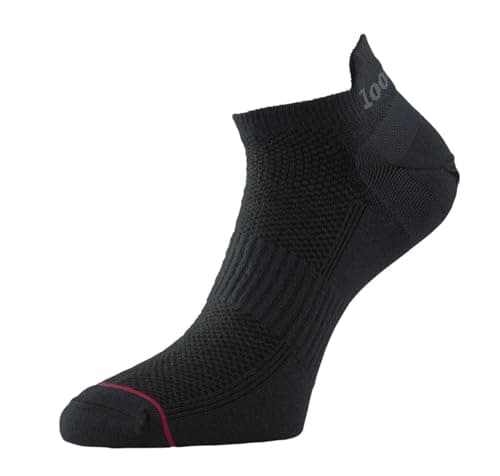 Image of 1000 Mile Women's Trainer Liner Sports Socks-Black, Medium/Size UK 6-8.5