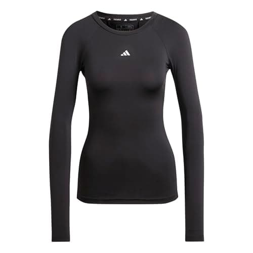 Image of adidas Women's Techfit Longsleeve Training Top, Black, L
