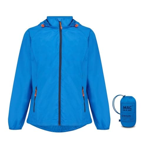 Image of Mac in a Sac - Origin II - Waterproof Packable Jacket for Men & Women - Ocean Blue - L