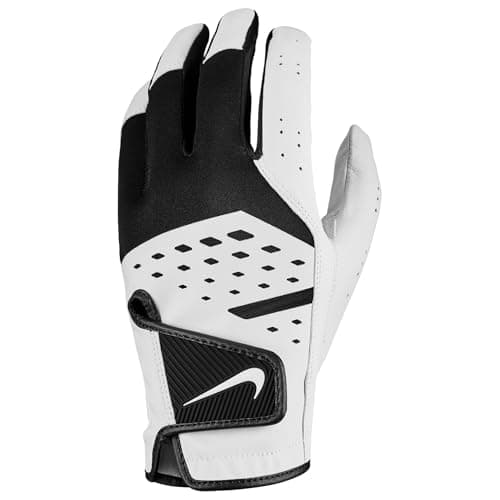 Image of Nike Tech Extreme VII Men's Golf Glove – Left Hand LH – Premium Grip Golf Glove – Breathable & Precise Fit for Golfers, Pearl White/Pearl White/White, S