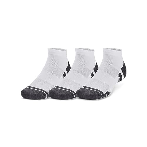 Image of Under Armour Unisex UA Performance Tech 3pk Low Socks, LG
