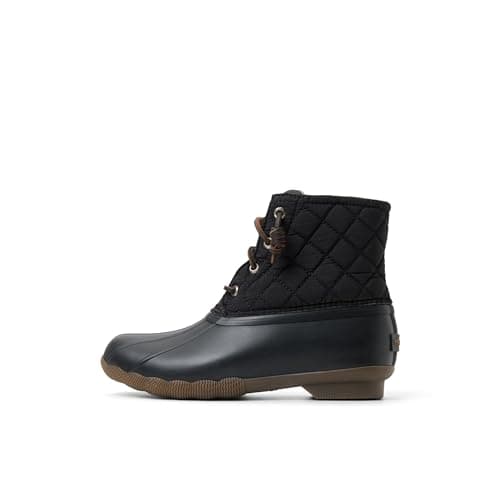 Image of Sperry Womens Saltwater™ Duck Boot, Quilted Black, 5 Wide