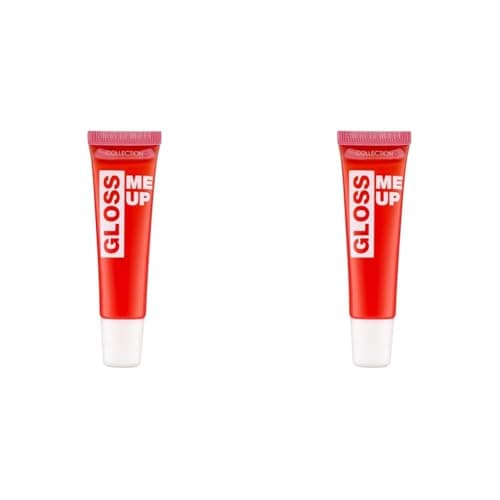 Image of Collection Cosmetics Lasting High-Shine, Non-Sticky, Gloss Me Up Scented Lip Gloss, 10ml, Red, Red Apple (Pack of 2)