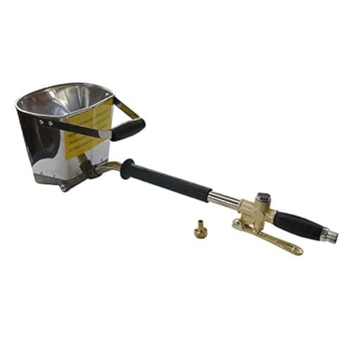 Image of ORAZIO Cement Mortar Spray Gun, 4 Jet Plaster Stucco Sprayer, Automatic Air Hopper Concrete Spray Plaster Gun, for Spraying Painting Walls 221475